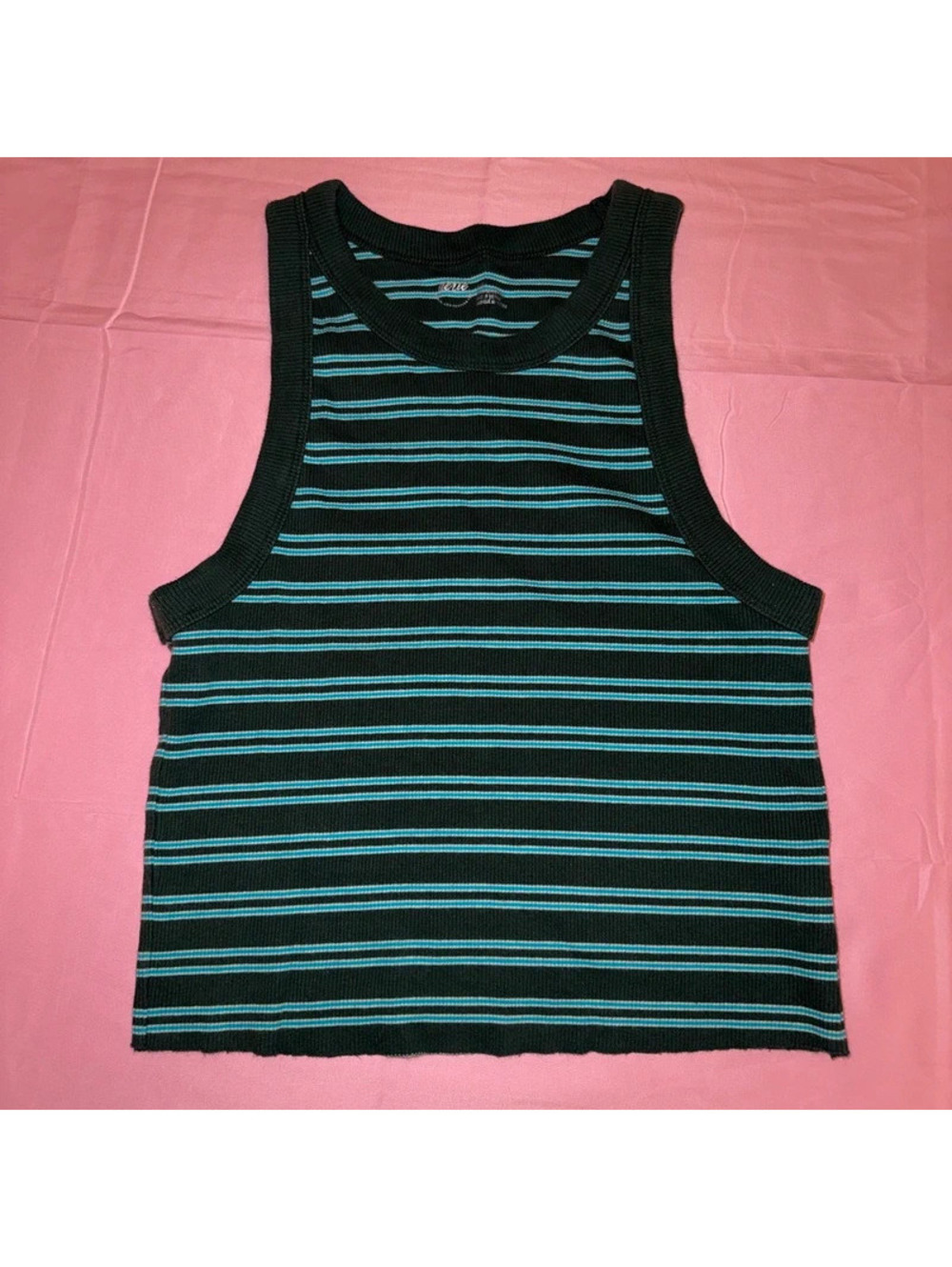 Aerie Striped Ribbed Tank Top